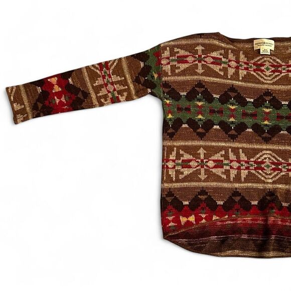 Denim & Supply Aztec Navajo Pattern Sweater XS Southwestern Cowgirl Cabincore - Picture 11 of 11